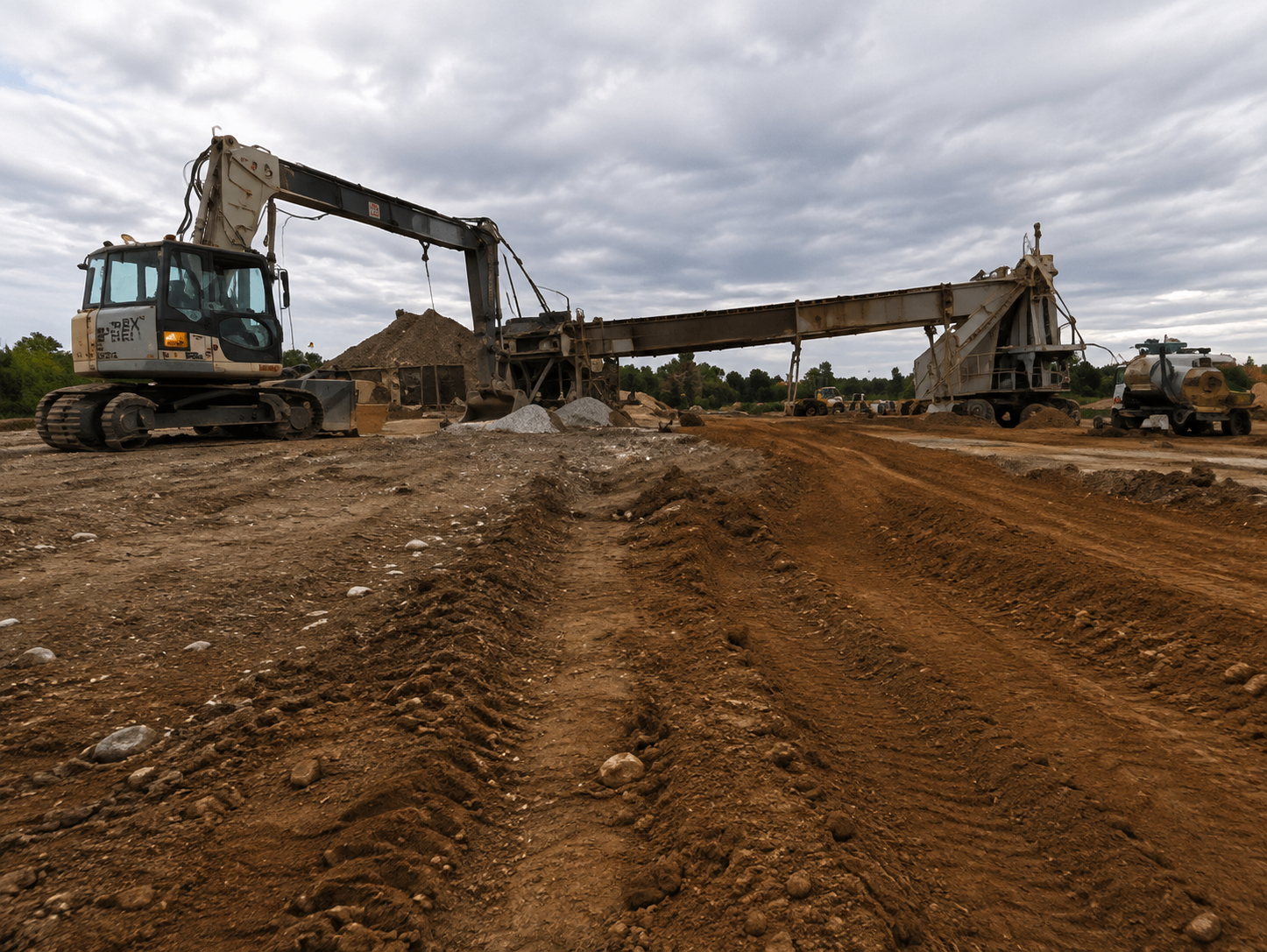 Drainage and site utility work